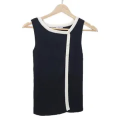 IENA(イエナ) ノースリーブカットソー レディース - 黒×白