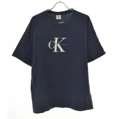 【CalvinKleinJeans】90s USA製 ロゴプリント半袖Tシャツ