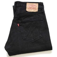 80s USA製 Levi'sリーバイス 501 先染め ブラック デニムパンツ