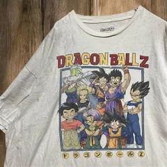 BHDI アニメ Tシャツ ビンテージ 古着 白 ドラゴンボール Z 悟空 ベジータ 漫画 キャラ 平成 昭和 XXLサイズ  p10/
