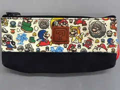【中古】文房具その他 マリオ(総柄) パワーアップ ペンケース 「スーパーマリオブラザーズ」