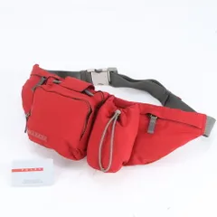 ★6F432 プラダ スポーツ ボディバッグ ウエストポーチ 4VA125 赤 ☆6F432 プラダ スポーツ ボディバッグ ウエストポーチ 4VA125 赤