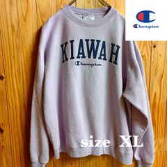 【古着】champion(チャンピオン)スウェット XL 薄いパープル アメカジ US古着 トレーナー カレッジロゴ