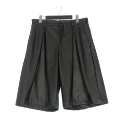 コムデギャルソン　オムプリュス　黒 フェイクレザーパンツ スリムフィット コムデギャルソン オムプリュス 黒 フェイクレザーパンツ スリム