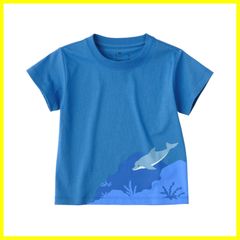 【早い者勝ち】ユニセックスベビー プリント半袖Tシャツ あたまするっと CC23BA4S ベビー 無印良品