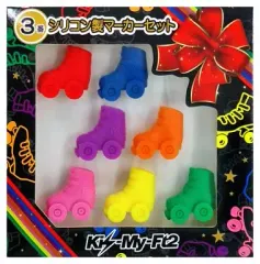 【中古】小物(男性) Kis-My-Ft2 3番シリコン製マーカーセット(7個組) 「Kis-My-Ft2 当りくじ(2014年)」