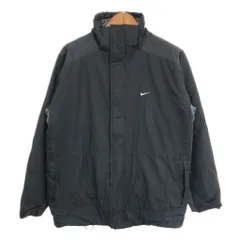 00年代 NIKE ナイキ 中綿ジャケット スポーツ ブラック (メンズ M) 中古 古着 S7155