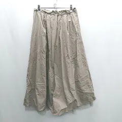 ◇ Simplicite　シンプリシテェ ウエストゴム ロング丈 フレアスカート スカート サイズ表記なし ブラウン系 レディース E  【1408060027392】