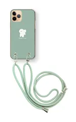 nubia S2 5G A504ZT ヌビア S2 スマホケース スマホショルダー かわいい ビションフリーゼ 白い犬 ワンポイント ストラップ 調節可能 152cm  カラー03