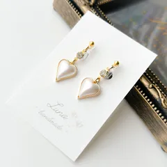 ハートのイヤリング