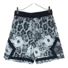 NIKE (ナイキ) JORDAN ダイアモンド バスケットボール花柄ショートパンツ グレー FQ2946-010