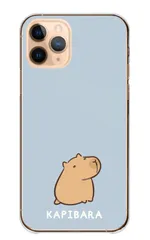 らくらくフォン me F-01L ケース カバー スマホケース ハードケース カピバラ かぴばら 動物 アニマル もふもふ ゆるい イラスト 可愛い かわいい パステルカラー カラー01