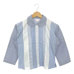 未使用級✨コムデギャルソンコムデギャルソン 丸襟ブラウス AD2015 Mサイズ コムコム定番 ブラウス-丸襟シャツ・ポリエステル素材