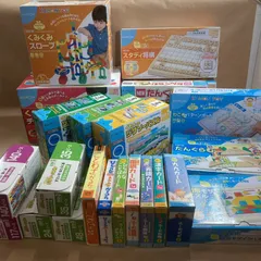 ★ KUMON クモン 学研 Gakken 知育玩具 23点 まとめ商品 スタディ将棋 ジグソーパズル かるた カード 欠品不明 ジャンク品 15.45kg
