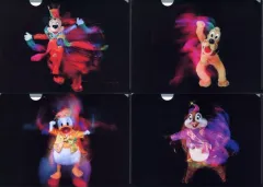 【中古】クリアファイル 集合 A4クリアホルダー4枚 「東京ディズニーリゾート40周年 イマジニング・ザ・マジック」 東京ディズニーリゾート限定