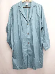 ◇ Θ niko and … ニコアンド ロング丈 長袖 スプリング コート サイズ3 ターコイズブルー レディース E  【1507010009966】