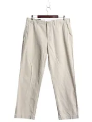 【お得なクーポン配布中!】 00s ポロ ラルフローレン コットン チノ パンツ 36 32 オールド スラックス チノパン ストレート ノータック アーミー タイプ ワンポイント