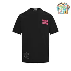 【今日WTO】Dior / ディオール 25ss ブラシフロッキーアルファベット T シャツ-TA20