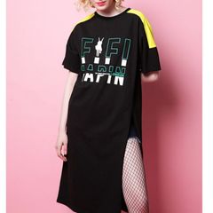 FIFI LAPIN 韓国ファッションレディースウサギイラスワンピース