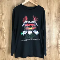 METALLICA メタリカ MASTER OF PUPPETS ロングスリーブ ロンT 長袖 バンドT  メンズ Lサイズ位  ストリート バンド メタル ロック アメカジ 古着 e24061605のサムネイル
