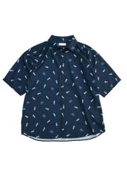 1848　ヘリーハンセン×ミナ ペルホネンのコラボウェア　シャツ　S 1848 ヘリーハンセン×ミナ ペルホネンのコラボウェア シャツ S - メルカリ