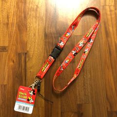 ディズニー　ミニーマウス　ミッキーマウス　プルート　グーフィー　ネックストラップ