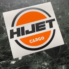 2色HIJET丸カッティングステッカー CARGOタイプ ハイゼットカーゴ