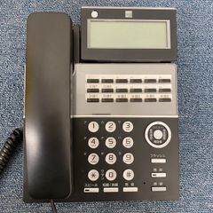 【ＧＷセール】Ｊ0008 ビジネスホン サクサ TD810(K) 中古 ブラック 業務用 SAXA 18ボタン多機能電話機（黒）