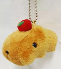 [중고]키홀더·마스코트(캐릭터) 카피바라씨(사과) 부랏과 카피바라씨 S [카피바라씨]