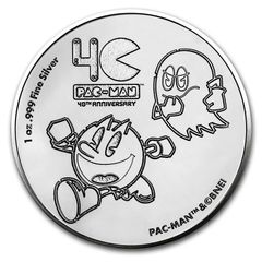 PAC-MAN パックマン 1オンス 純銀 メダル - メルカリ