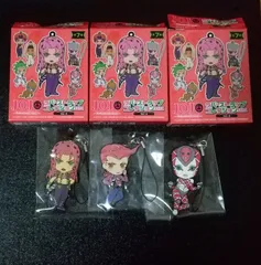 新品 未開封 ジョジョ ストラップコレクション ディアボロ ドッピオ(BOX特典) キング・クリムゾン 3点セット 外箱 付き