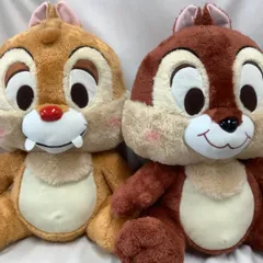 ディズニー　チップとデール　BIGぬいぐるみ　2個セット　C933