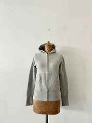 DRESSTERIOR　 吊裏毛ジップアップスウェットパーカー　グレー