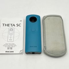 リコー THETA SC 360度カメラ ブルー シータ 910743 全天球 RICOH 本体