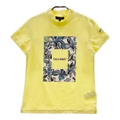 サイズ：M CALLAWAY キャロウェイ  ハイネック 半袖Tシャツ  イエロー系 [240101486907] ゴルフウェア レディース ストスト