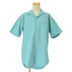 【POLORALPHLAUREN】カナダ製 オープンカラー チェック半袖シャツ