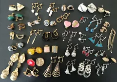 レトロ　アンティーク　アクセサリー　ネックレス　指輪　イヤリング　まとめ売り 1223-8 生前整理 ネックレス 指輪 ピアス イヤリング まとめ売り