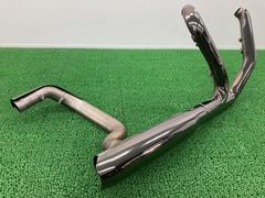 SR400 ベルトラン ダウンショートマフラー メガホン・トラップ - メルカリ