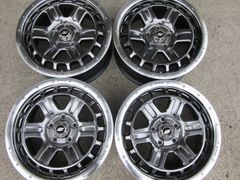 送料込み！　WORK　CRAG　T-GRABICⅡ　17インチ　7.0J　114.3　5H　+40　アルミホイール4枚セット