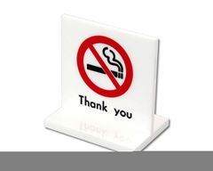 【新品・5営業日で発送】光(Hikari) プレート Thank you T型 60x60mmのサムネイル