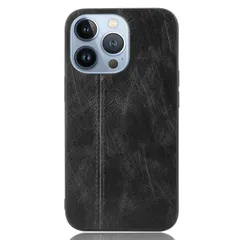 iPhone14 Pro Max ケース アイフォン14 プロマックス  レザー 薄型 ソフト ケース 【Color】 ブラック