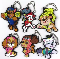 【中古】キーホルダー 全6種セット 「パウ・パトロール ラバーマスコット3」