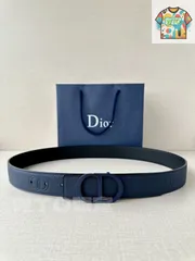 【今日特価】Dior CD Icon レッドマット塗装ベルトバックルセット-1