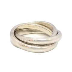 ティファニー TIFFANY&CO トリニティリング 3連リング 16号 希少 TIFFANY&Co. ティファニー トリニティ 3連 リング・指輪
