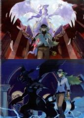 [중고] 클리어 파일 N의 레시람·N의 제크롬 세트 A4 클리어 파일 PG(2장 세트) [포켓 몬스터] 포켓몬 센터 한정