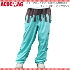 ACDC RAG エーシーディーシーラグ チェリーパピーパンツ 10分丈 原宿 原宿系 ファッション ポップ パステル ファンシー ハート チョコミント ミント jr-pypt-02のサムネイル