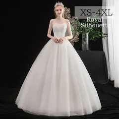 ウェディングドレス 大きいサイズ ホワイト 白 結婚式 刺繍 謝恩会 チューブトップ 編み上げタイプ レース チュール XS S M L XL LL 2XL XXL 3XL XXXL 4XL XXXXL レース 花嫁 披露宴 パーティー Aライン