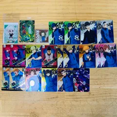 M40098 まとめ ブルーロックウエハース ビジュアルレアカードSR 潔 世一、糸師 凛