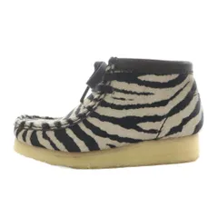 【レア】Clarks　ワラビー　ハラコ柄 ORIGINALS ワラビーブーツ ショート ハラコ ヒョウ柄 レオパード