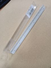 ワークス松下  オールアルミ三角スケール一般用15cm  レーザー目盛り
